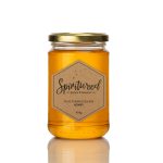 bee honey jar on spiritwood honey 